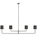 Visual Comfort Signature - BBL 5087BZ-BZ - LED Chandelier - Go Lightly - Bronze