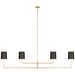 Visual Comfort Signature - BBL 5087SB-BZ - LED Chandelier - Go Lightly - Soft Brass