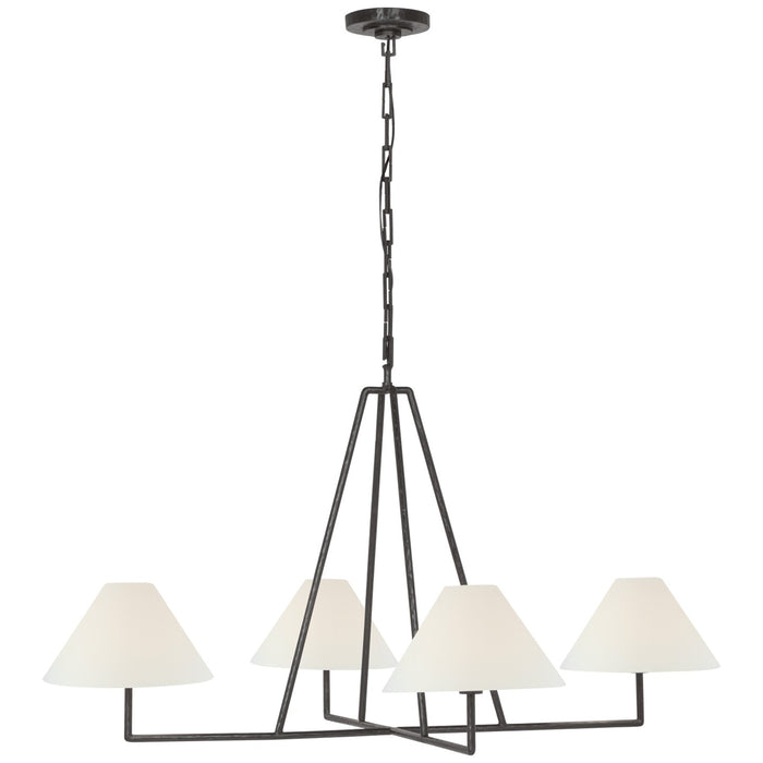 Visual Comfort Signature - CHC 5335AI-L - LED Chandelier - Ashton - Aged Iron