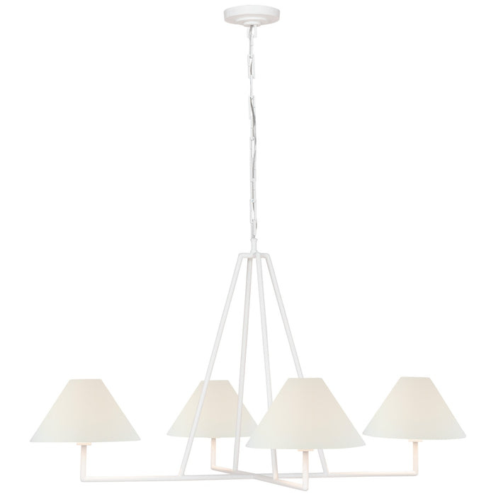 Visual Comfort Signature - CHC 5335PW-L - LED Chandelier - Ashton - Plaster White