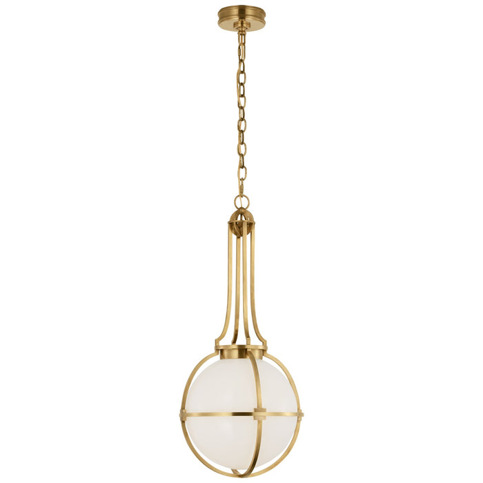 Visual Comfort Signature - CHC 5483AB-WG - LED Pendant - Gracie - Antique-Burnished Brass