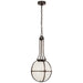 Visual Comfort Signature - CHC 5483BZ-WG - LED Pendant - Gracie - Bronze