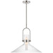 Visual Comfort Signature - IKF 5452PN-CG - LED Pendant - Larkin - Polished Nickel