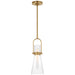 Visual Comfort Signature - IKF 5454HAB-CG - LED Pendant - Larkin - Hand-Rubbed Antique brass