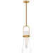 Visual Comfort Signature - IKF 5455HAB-CG - LED Pendant - Larkin - Hand-Rubbed Antique Brass