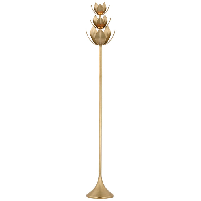 Visual Comfort Signature - JN 1003AB - LED Torchiere - Alberto - Antique-Burnished Brass