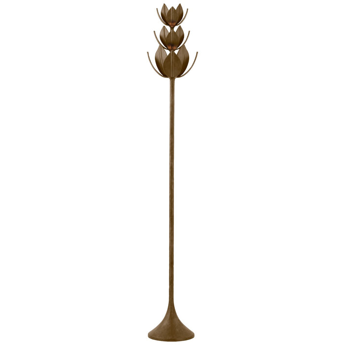 Visual Comfort Signature - JN 1003ABL - LED Torchiere - Alberto - Antique Bronze Leaf