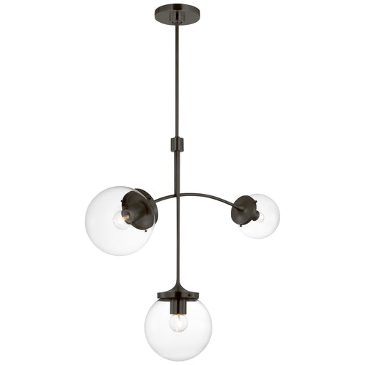 Visual Comfort Signature - KS 5117BZ-CG - LED Chandelier - Prescott - Bronze