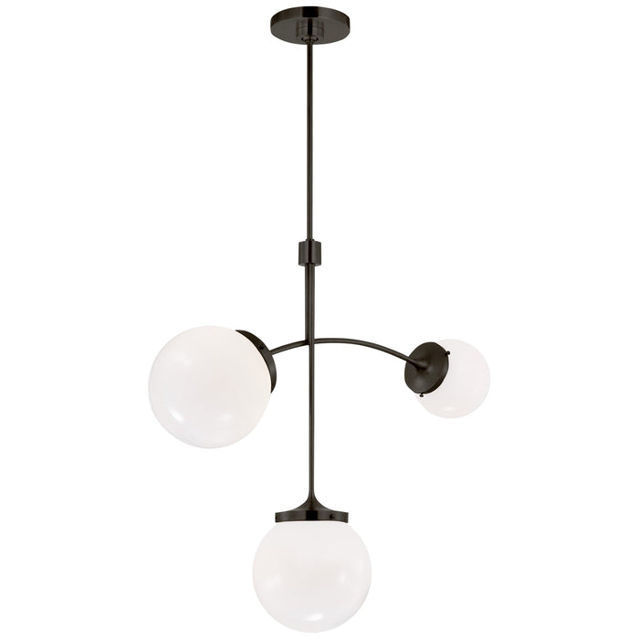 Visual Comfort Signature - KS 5117BZ-WG - LED Chandelier - Prescott - Bronze