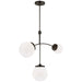 Visual Comfort Signature - KS 5117BZ-WG - LED Chandelier - Prescott - Bronze