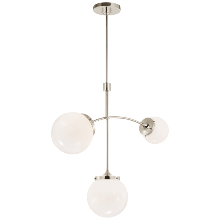 Visual Comfort Signature - KS 5117PN-WG - LED Chandelier - Prescott - Polished Nickel