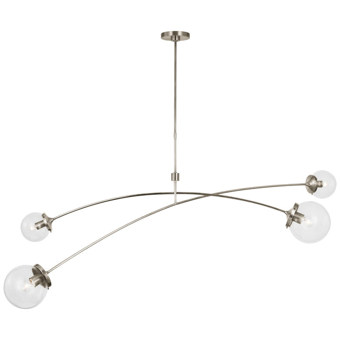 Visual Comfort Signature - KS 5406PN-CG - LED Chandelier - Prescott - Polished Nickel