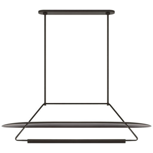 Visual Comfort Signature - KW 5107BLK - LED Linear Pendant - Teline - Matte Black