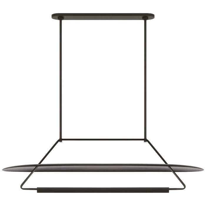 Visual Comfort Signature - KW 5107BLK - LED Linear Pendant - Teline - Matte Black