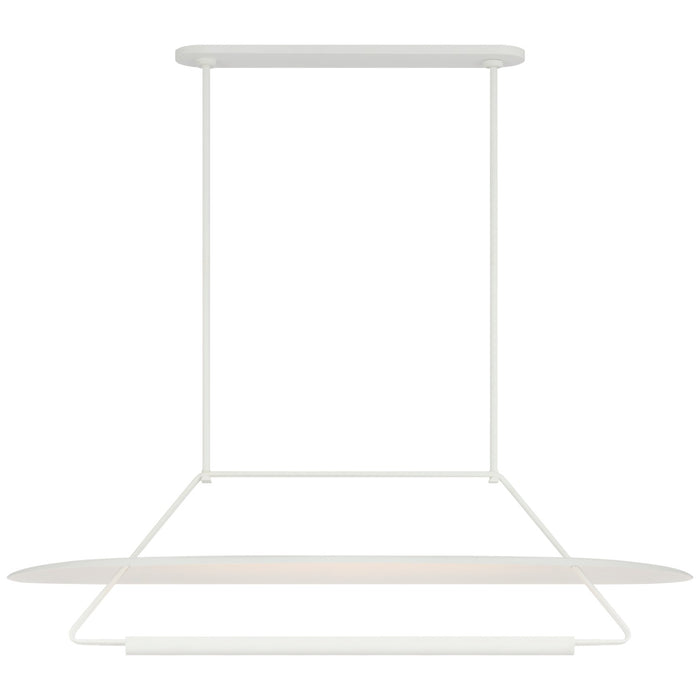 Visual Comfort Signature - KW 5107WHT - LED Linear Pendant - Teline - Matte White