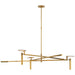 Visual Comfort Signature - KW 5603AB-ALB - LED Chandelier - Melange - Antique-Burnished Brass