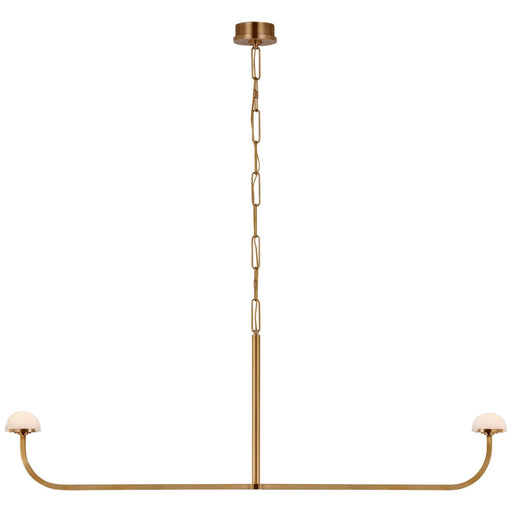 Visual Comfort Signature - KW 5625AB-ALB - LED Chandelier - Pedra - Antique-Burnished Brass