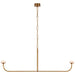 Visual Comfort Signature - KW 5625AB-ALB - LED Chandelier - Pedra - Antique-Burnished Brass