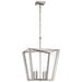 Visual Comfort Signature - PCD 5251PN-CG - LED Lantern - Palais - Polished Nickel