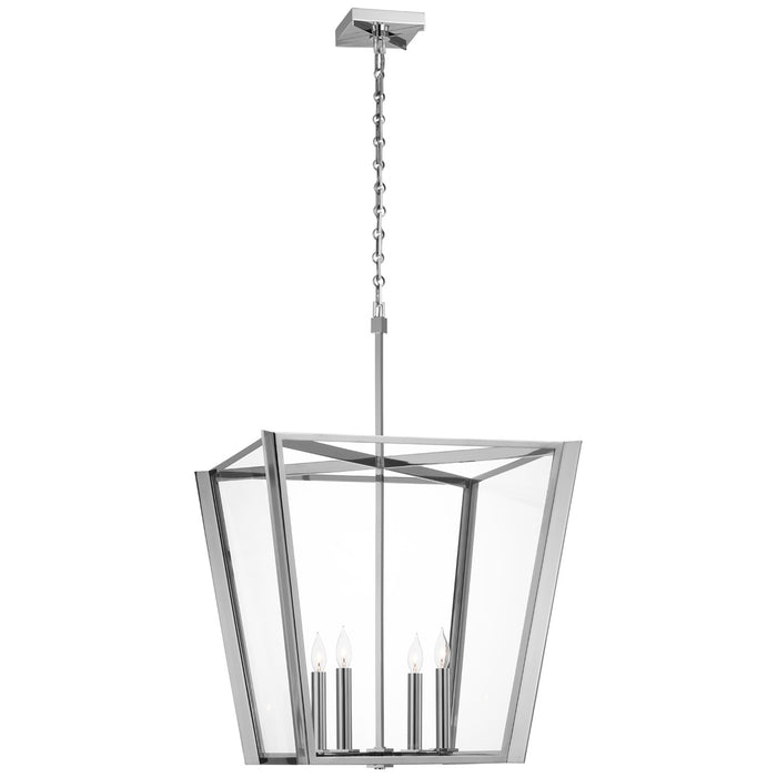 Visual Comfort Signature - PCD 5252PN-CG - LED Lantern - Palais - Polished Nickel