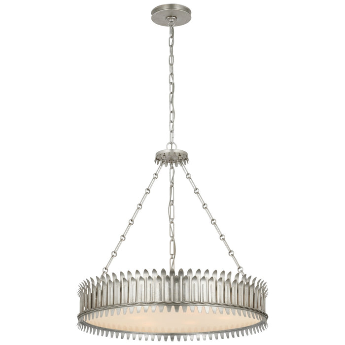 Visual Comfort Signature - SK 5206BSL-FA - LED Chandelier - Leslie - Burnished Silver Leaf