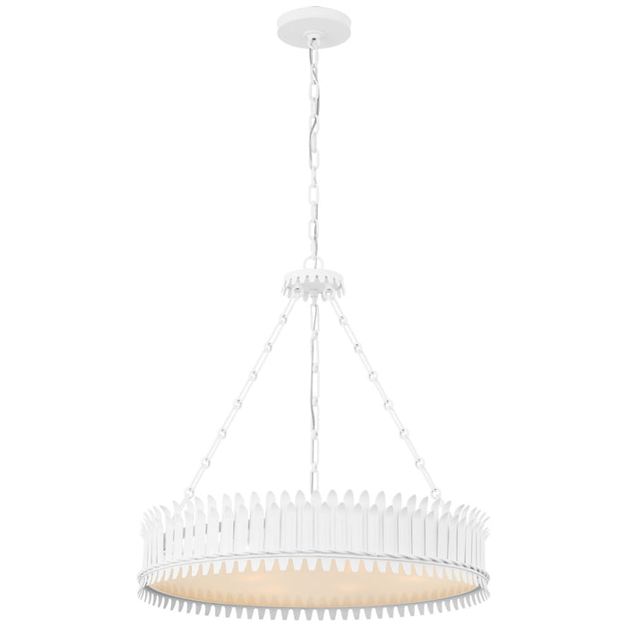 Visual Comfort Signature - SK 5206PW-FA - LED Chandelier - Leslie - Plaster White