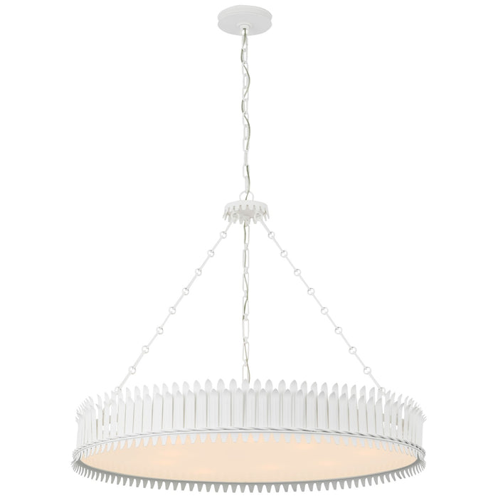 Visual Comfort Signature - SK 5207PW-FA - LED Chandelier - Leslie - Plaster White