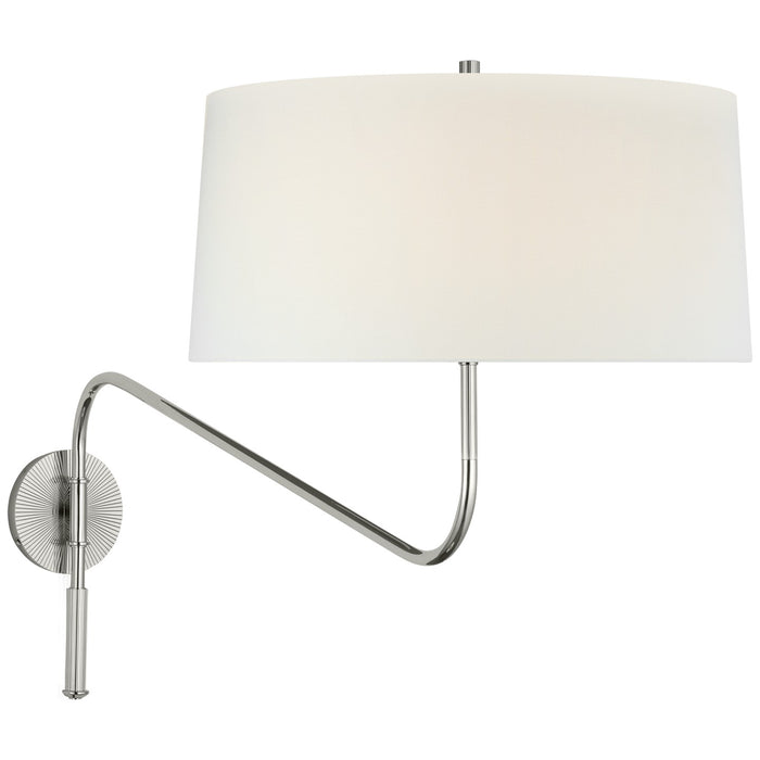 Visual Comfort Signature - TOB 2350PN-L - LED Swinging Wall Light - Canto - Polished Nickel