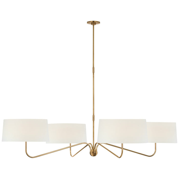 Visual Comfort Signature - TOB 5350HAB-L - LED Chandelier - Canto - Hand-Rubbed Antique Brass