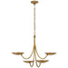 Visual Comfort Signature - TOB 5780HAB - LED Chandelier - Keira - Hand-Rubbed Antique Brass