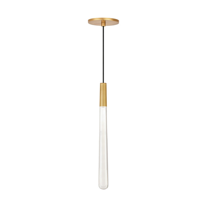 Visual Comfort Modern - 700TRSPPYLC1RNB-LED930 - LED Pendant - Pylon - Natural Brass