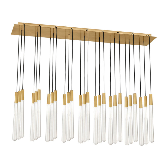 Visual Comfort Modern - 700TRSPPYLC27TNB-LED120 - LED Chandelier - Pylon - Natural Brass