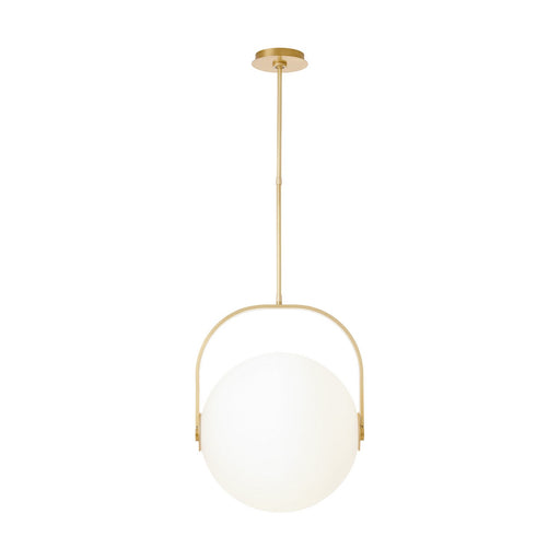 Visual Comfort Modern - SLPD10327OPNB - LED Pendant - Fues - Natural Brass