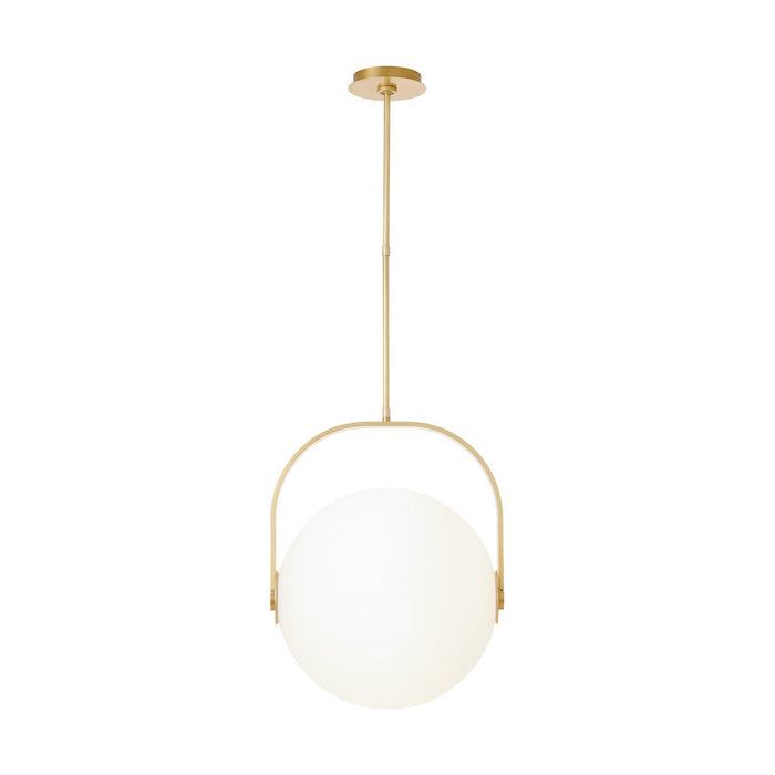 Visual Comfort Modern - SLPD10327OPNB - LED Pendant - Fues - Natural Brass