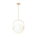 Visual Comfort Modern - SLPD10327OPNB - LED Pendant - Fues - Natural Brass