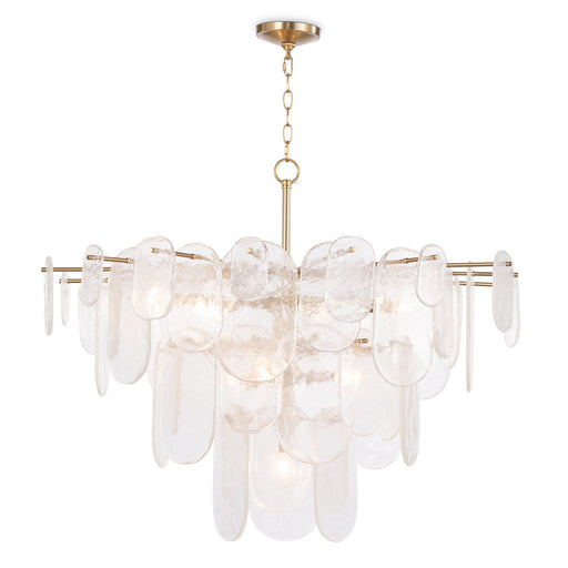 Regina Andrew - 16-1434NB - Ten Light Chandelier - Echo - Natural Brass