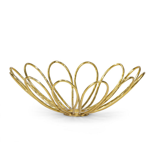 Regina Andrew - 20-1594 - Bowl - Daisy - Polished Brass