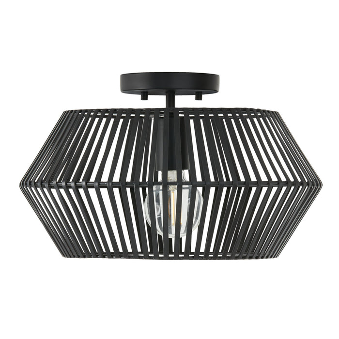 Capital Lighting - 230311MB - One Light Semi-Flush Mount - Kaiya - Matte Black