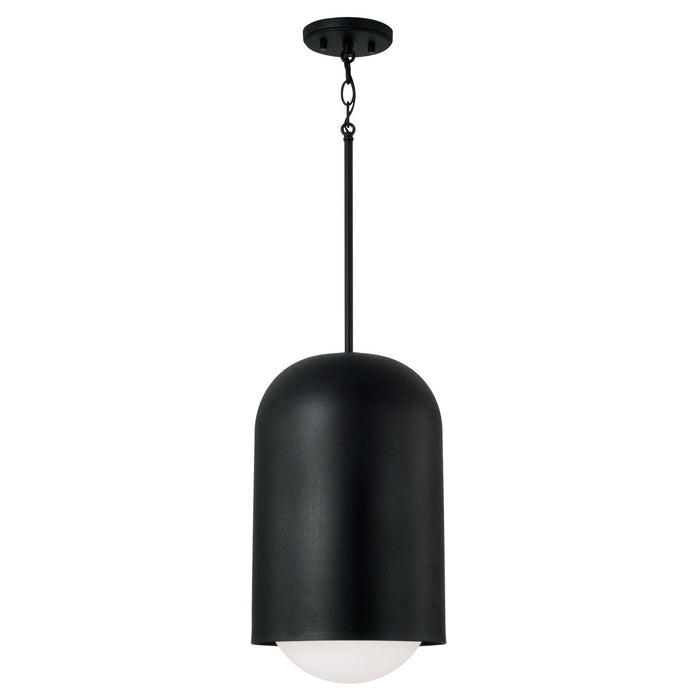 Capital Lighting - 351612BI - One Light Pendant - Dolby - Black Iron