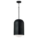 Capital Lighting - 351612BI - One Light Pendant - Dolby - Black Iron