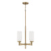 Capital Lighting - 351741AD - Four Light Pendant - Alyssa - Aged Brass