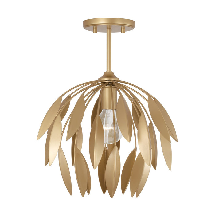 Capital Lighting - 351811GF - One Light Pendant - Margeaux - Buffed Gold