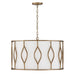 Capital Lighting - 352541ML - Four Light Pendant - Cohen - Mystic Luster