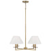 Capital Lighting - 452241AD - Four Light Chandelier - Gilda - Aged Brass