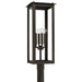 Capital Lighting - 934643OZ - Four Light Outdoor Post-Lantern - Hunt - Oiled Bronze