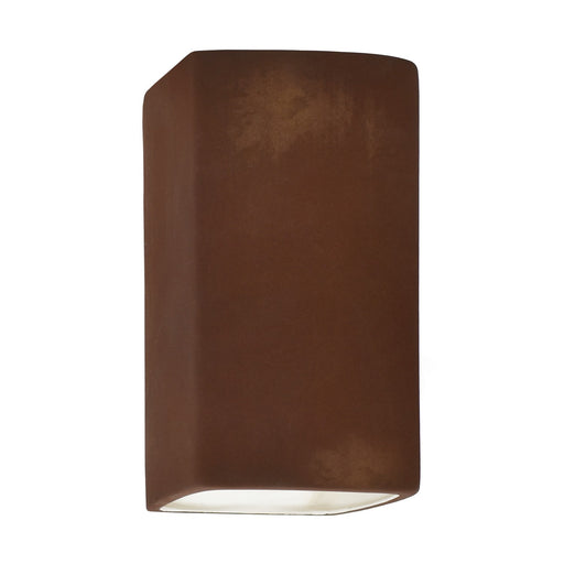 Justice Designs - CER-0910-RRST-LED1-1000 - LED Lantern - Ambiance - Real Rust