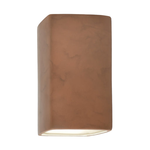 Justice Designs - CER-0910-TERA-LED1-1000 - LED Lantern - Ambiance - Terra Cotta