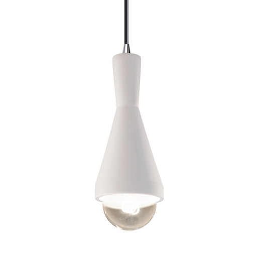 Justice Designs - CER-6520-BIS-CROM-BKCD-LED1-700 - LED Pendant - Radiance - Bisque