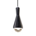 Justice Designs - CER-6520-CRB-CROM-BKCD-LED1-700 - LED Pendant - Radiance - Carbon - Matte Black