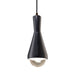 Justice Designs - CER-6520-CRB-DBRZ-BKCD-LED1-700 - LED Pendant - Radiance - Carbon - Matte Black